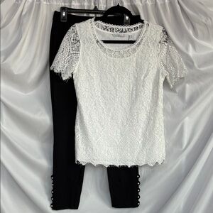 Isaac Mizrahi Lace Top